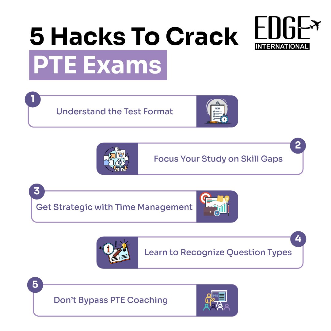 5 Hacks to Crack PTE Exams