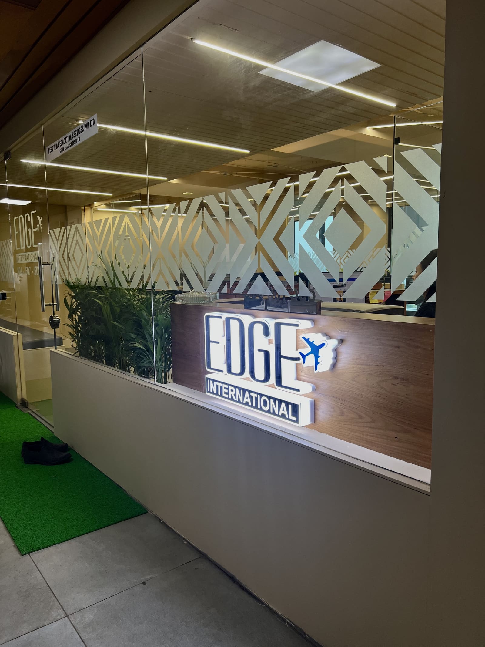 Edge International office in Vadodara, where students receive in-person counselling